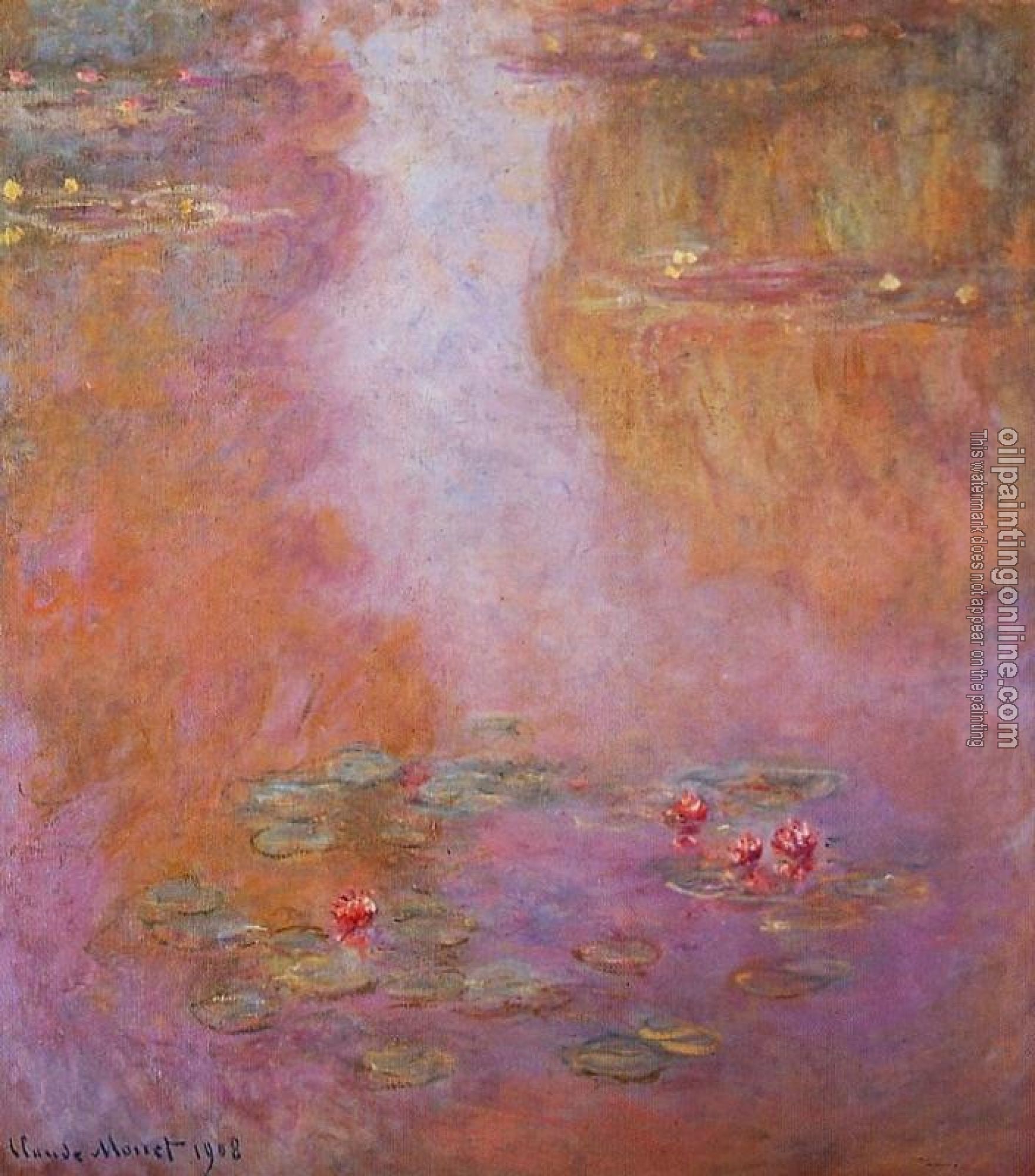 Monet, Claude Oscar - Water Lilies